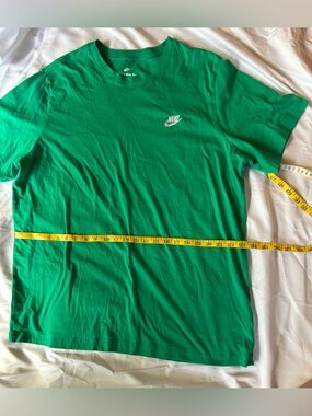 Nike Green Crew Tee with White Swoosh